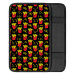 Cartoon French Fries Pattern Print Car Center Console Cover