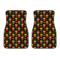 Cartoon French Fries Pattern Print Front Car Floor Mats