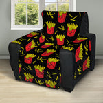 Cartoon French Fries Pattern Print Recliner Protector