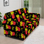 Cartoon French Fries Pattern Print Sofa Cover