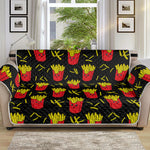 Cartoon French Fries Pattern Print Sofa Protector