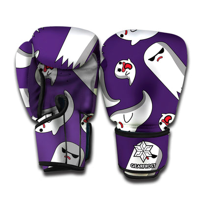 Cartoon Ghost Pattern Print Boxing Gloves