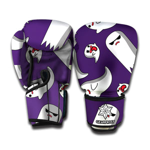 Cartoon Ghost Pattern Print Boxing Gloves