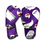 Cartoon Ghost Pattern Print Boxing Gloves