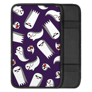 Cartoon Ghost Pattern Print Car Center Console Cover