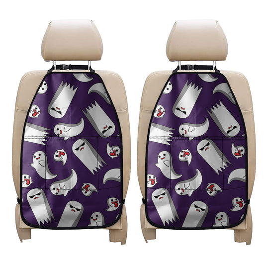 Cartoon Ghost Pattern Print Car Seat Organizers