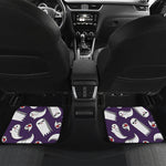 Cartoon Ghost Pattern Print Front and Back Car Floor Mats