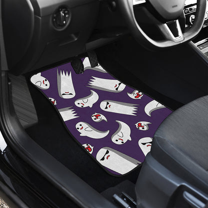 Cartoon Ghost Pattern Print Front Car Floor Mats