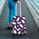 Cartoon Ghost Pattern Print Luggage Cover