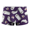 Cartoon Ghost Pattern Print Men's Boxer Briefs