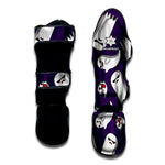 Cartoon Ghost Pattern Print Muay Thai Shin Guard