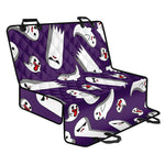 Cartoon Ghost Pattern Print Pet Car Back Seat Cover