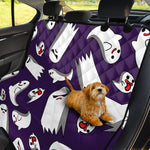 Cartoon Ghost Pattern Print Pet Car Back Seat Cover