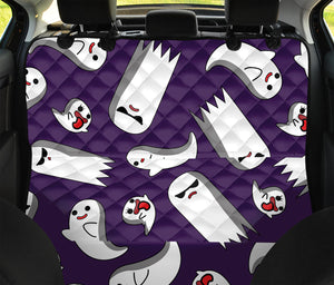 Cartoon Ghost Pattern Print Pet Car Back Seat Cover