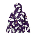 Cartoon Ghost Pattern Print Pullover Hoodie