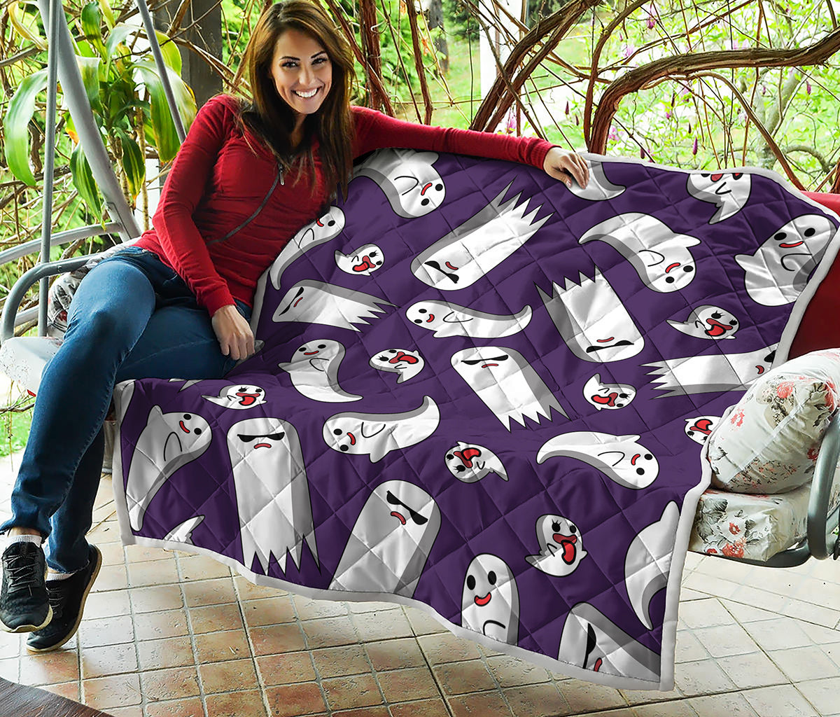 Cartoon Ghost Pattern Print Quilt