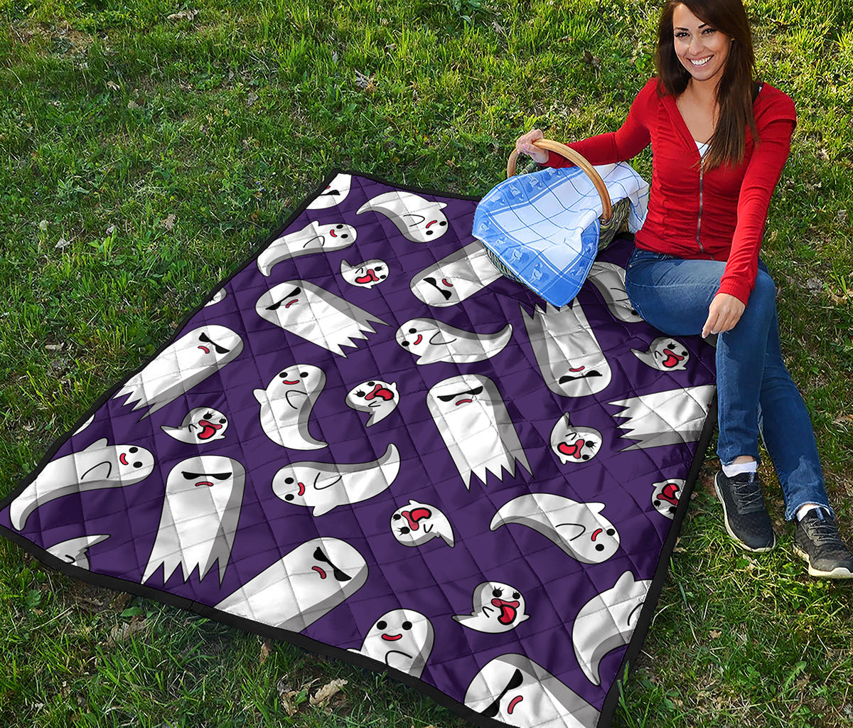 Cartoon Ghost Pattern Print Quilt