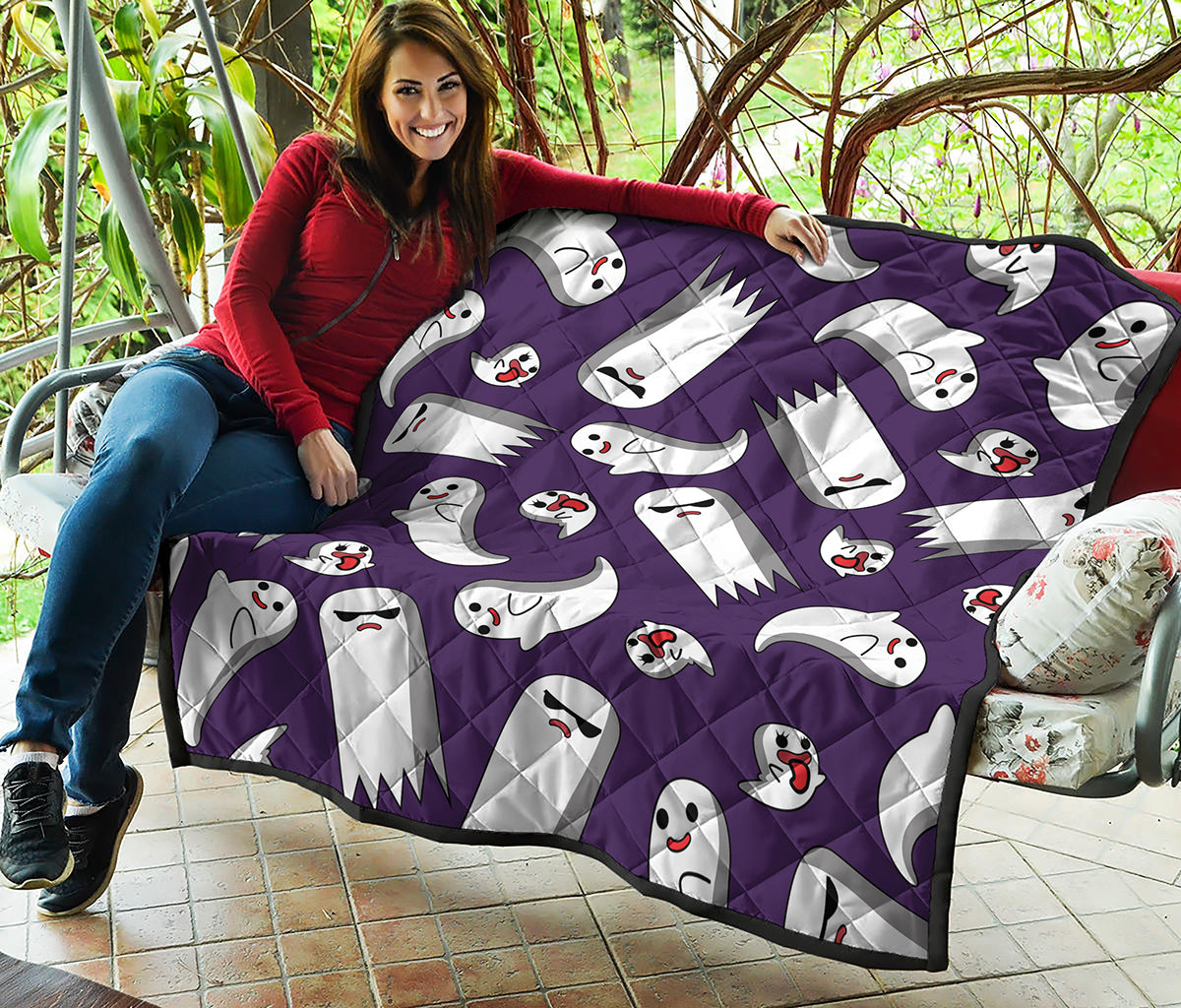 Cartoon Ghost Pattern Print Quilt