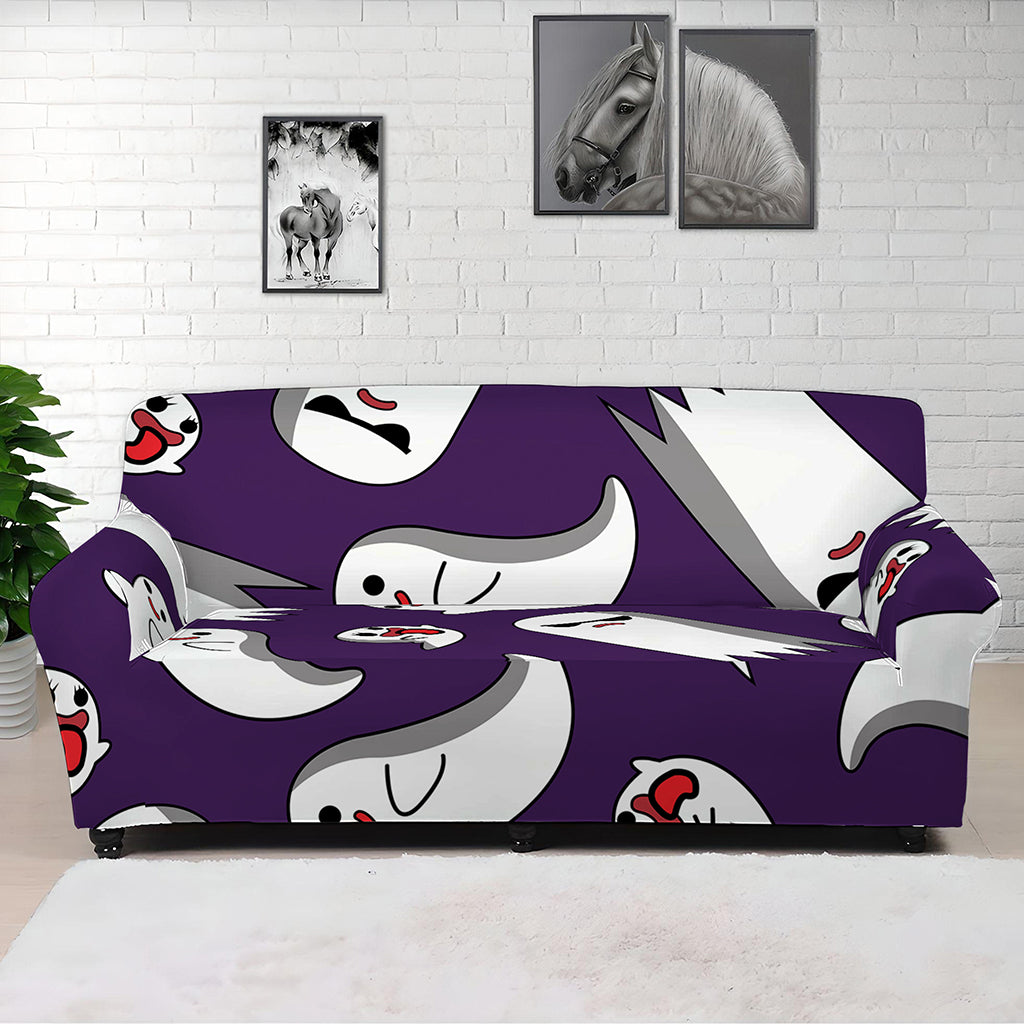 Cartoon Ghost Pattern Print Sofa Cover