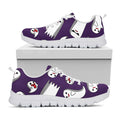 Cartoon Ghost Pattern Print White Running Shoes