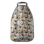 Cartoon Giraffe Pattern Print Car Seat Organizers