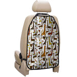 Cartoon Giraffe Pattern Print Car Seat Organizers