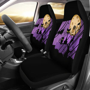 Cartoon Halloween Night Universal Fit Car Seat Covers GearFrost