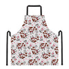 Cartoon Happy Dairy Cow Pattern Print Apron