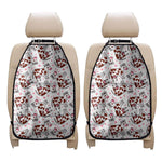 Cartoon Happy Dairy Cow Pattern Print Car Seat Organizers