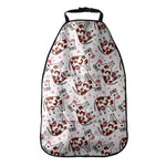 Cartoon Happy Dairy Cow Pattern Print Car Seat Organizers