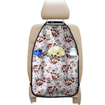 Cartoon Happy Dairy Cow Pattern Print Car Seat Organizers