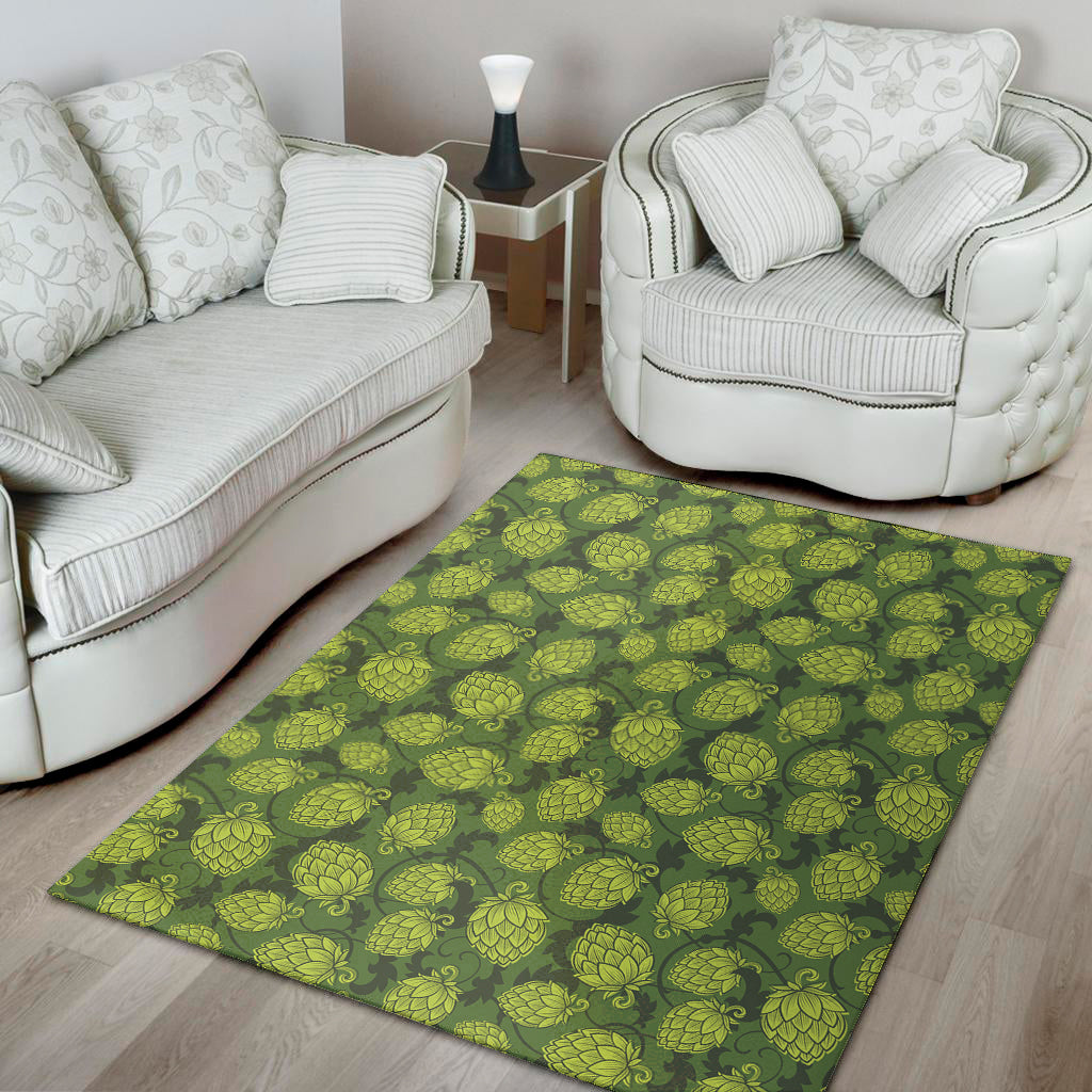 Cartoon Hop Cone Pattern Print Area Rug