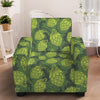 Cartoon Hop Cone Pattern Print Armchair Slipcover