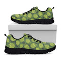 Cartoon Hop Cone Pattern Print Black Running Shoes