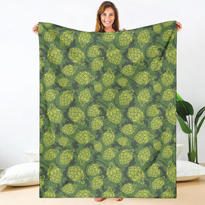 Cartoon Hop Cone Pattern Print Blanket