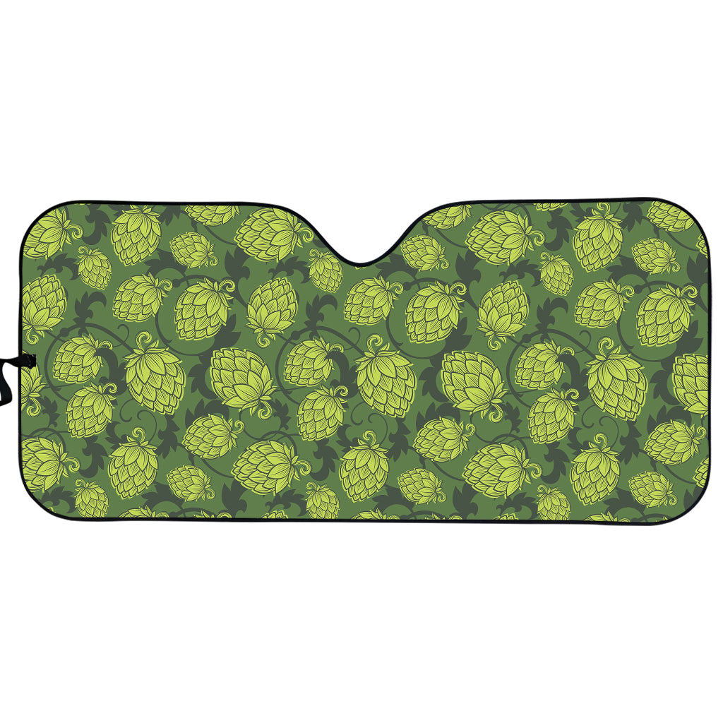 Cartoon Hop Cone Pattern Print Car Sun Shade