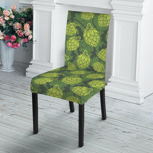 Cartoon Hop Cone Pattern Print Dining Chair Slipcover