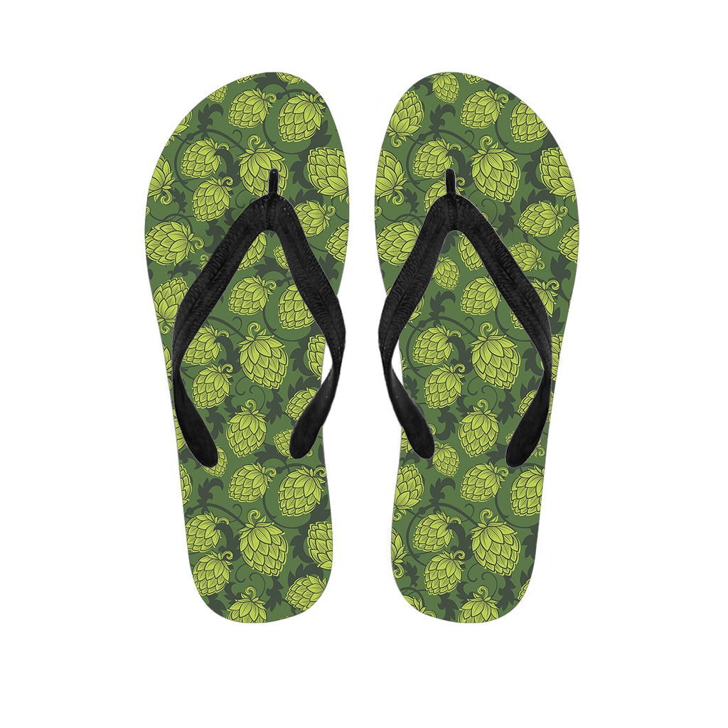 Cartoon Hop Cone Pattern Print Flip Flops