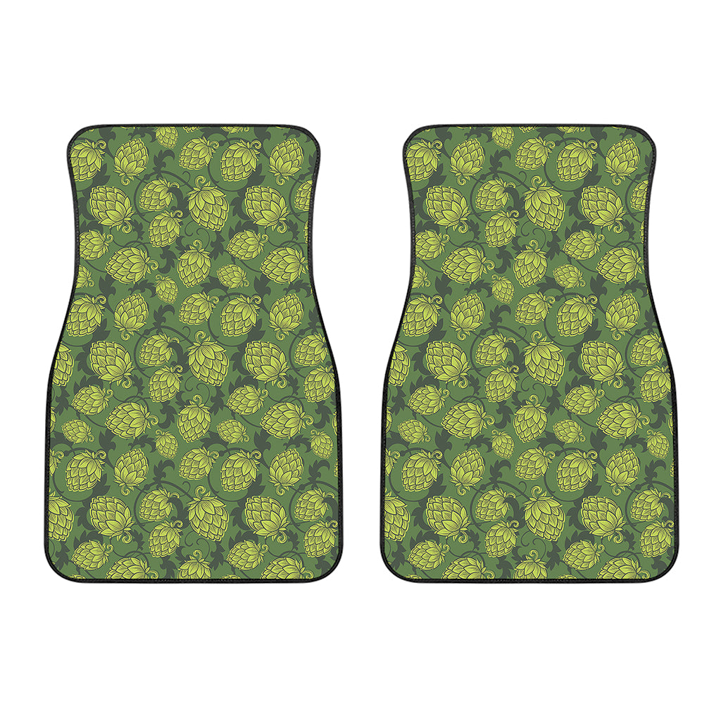 Cartoon Hop Cone Pattern Print Front Car Floor Mats