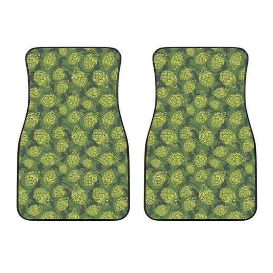 Cartoon Hop Cone Pattern Print Front Car Floor Mats