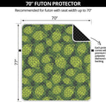 Cartoon Hop Cone Pattern Print Futon Protector