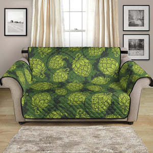 Cartoon Hop Cone Pattern Print Loveseat Protector