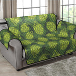 Cartoon Hop Cone Pattern Print Loveseat Protector