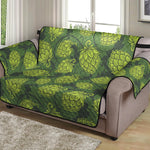 Cartoon Hop Cone Pattern Print Loveseat Protector