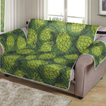 Cartoon Hop Cone Pattern Print Loveseat Protector