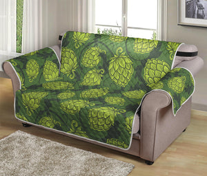 Cartoon Hop Cone Pattern Print Loveseat Protector