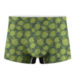 Cartoon Hop Cone Pattern Print Men's Boxer Briefs