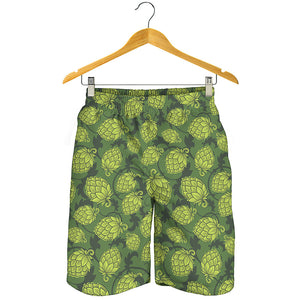 Cartoon Hop Cone Pattern Print Men's Shorts