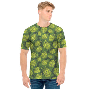 Cartoon Hop Cone Pattern Print Men's T-Shirt