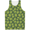 Cartoon Hop Cone Pattern Print Men's Tank Top